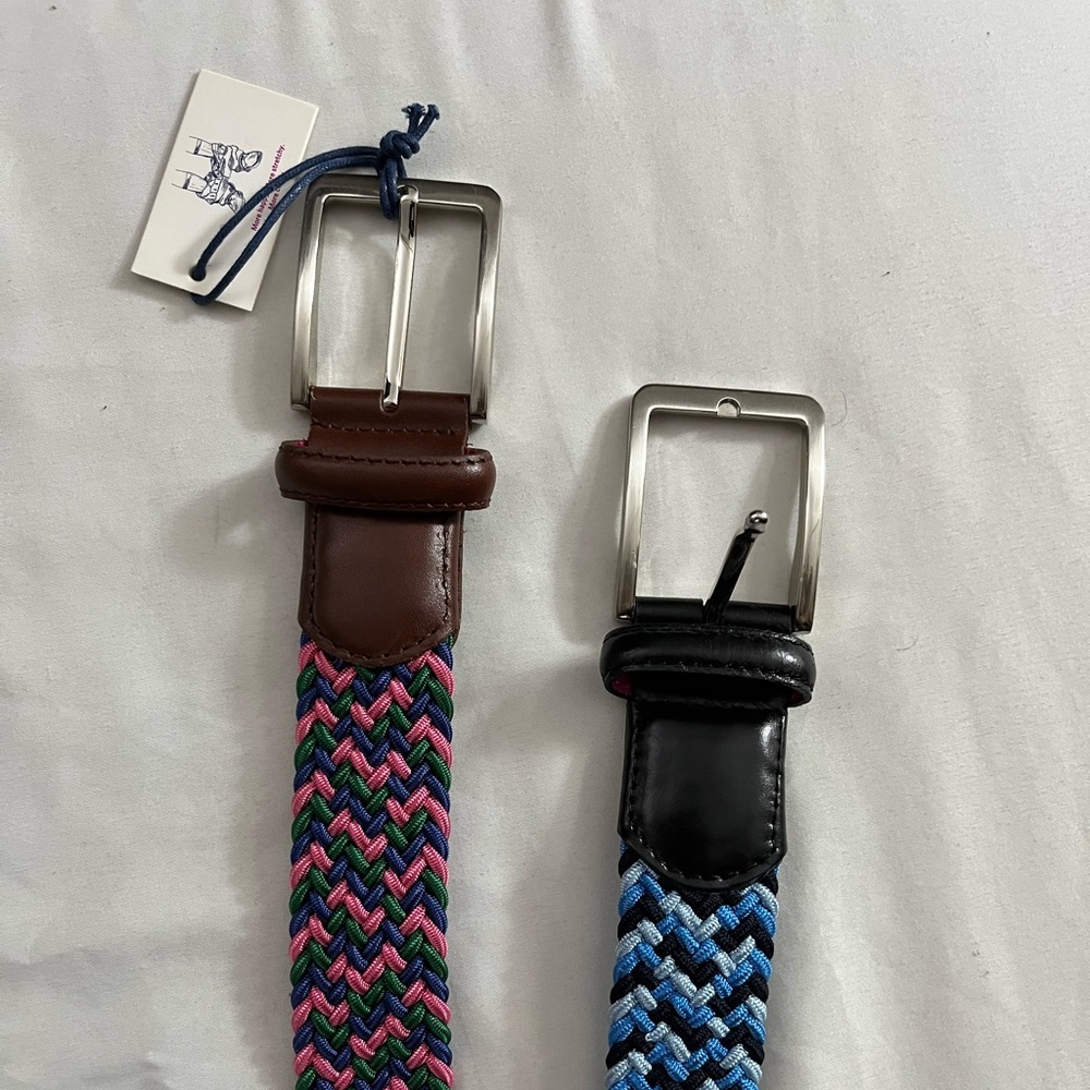 2 NWT 80” Colorful Chaos Belts from Beltology